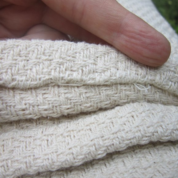 Whisper Organics Undyed Organic Cotton Blanket,  Dye-Free (Approx. Twin Size) - Picture 6 of 7